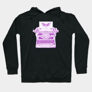 Moth Typewriter Hoodie